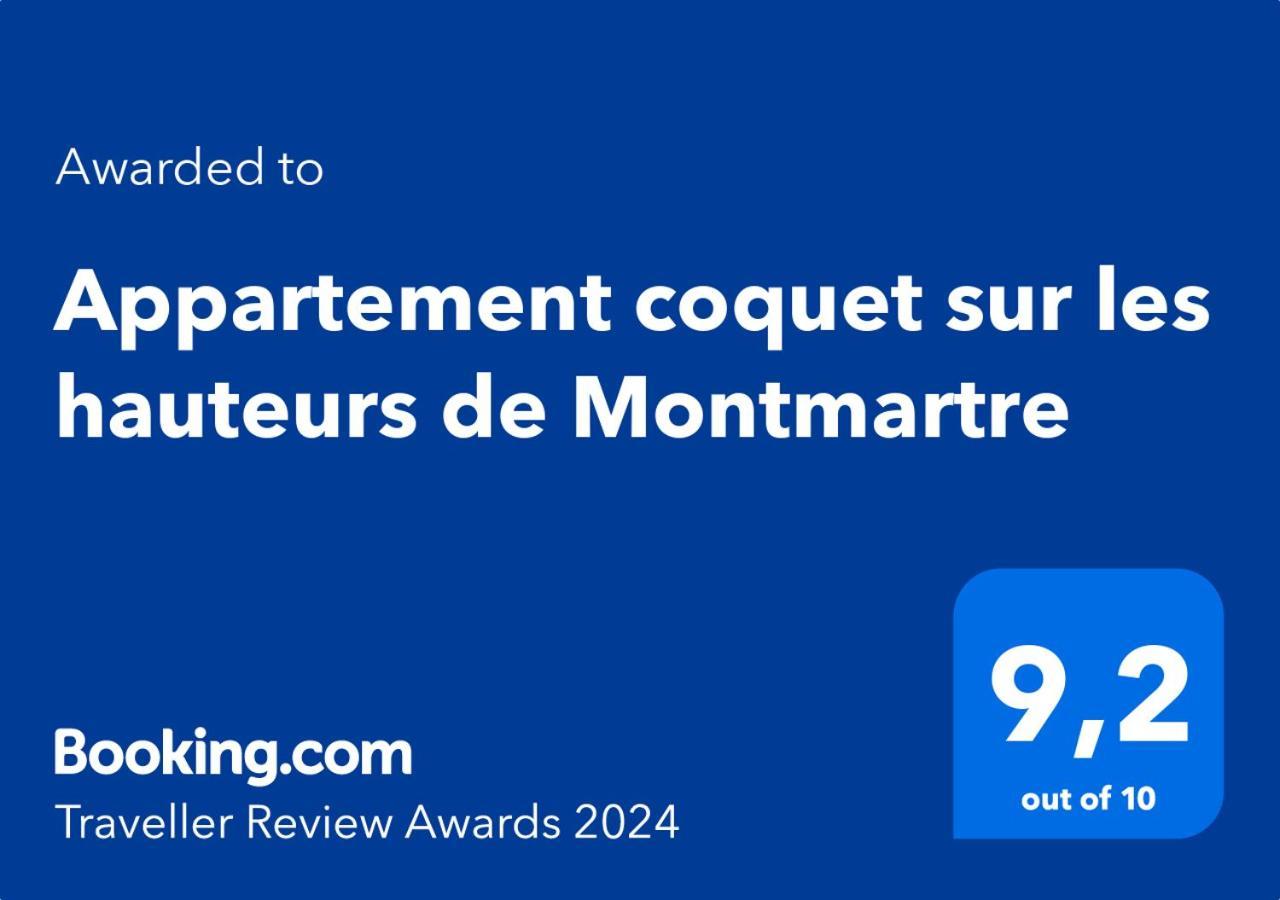 Appartement Coquet Sur Les Hauteurs De Montmartre Paris Luaran gambar